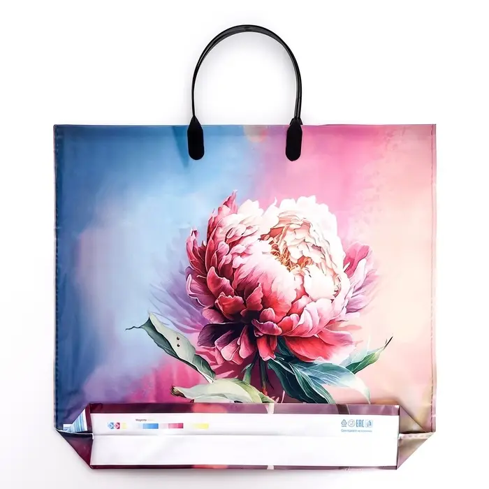 Пакет «Сандра», полиэтиленовый с пластиковой ручкой, 37×34 см, 90 мкм Пакет «Сандра», полиэтиленовый с пластиковой ручкой, 37×34 см, 90 мкм