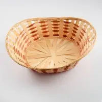 Корзина плетёная для хранения &laquo;Ладья&raquo;, 41&times;28&times;15 см, бамбук