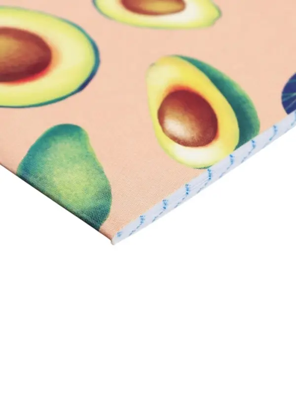 Блокнот А6, 32 листа в клетку на скрепке "Авокадо", обложка мелованный картон, блок офсет, МИКС