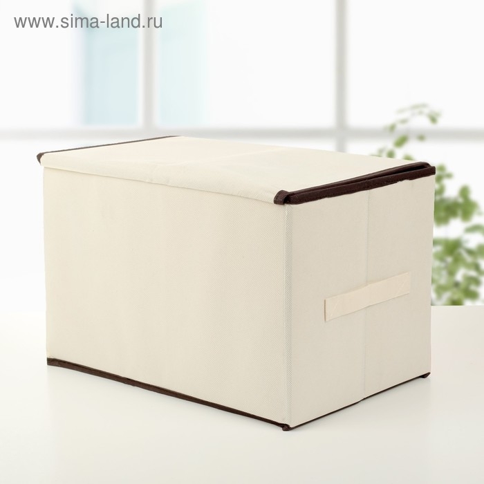 Короб стеллажный для хранения с крышкой «Единорог», 39×25×25 см Короб стеллажный для хранения с крышкой «Единорог», 39×25×25 см