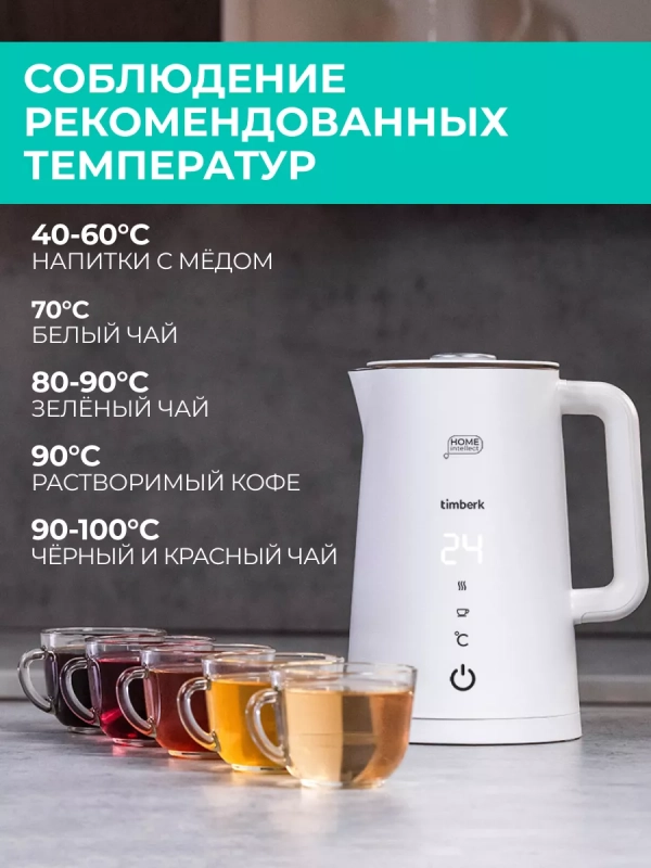 Умный чайник электрический с Wi-Fi Умный чайник электрический с Wi-Fi