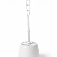 Ёршик для унитаза &laquo;Блеск. Эконом&raquo;, 12.5&times;12.5&times;37.5 см, с подставкой, белый