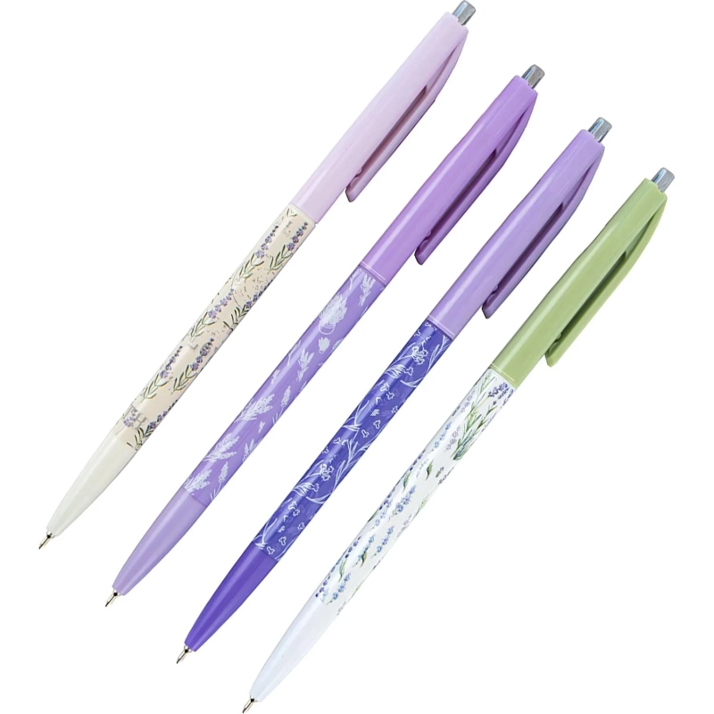 Ручка шариковая автомат. M&G Lavender0,38,масл,син,ассABP861712238GKC