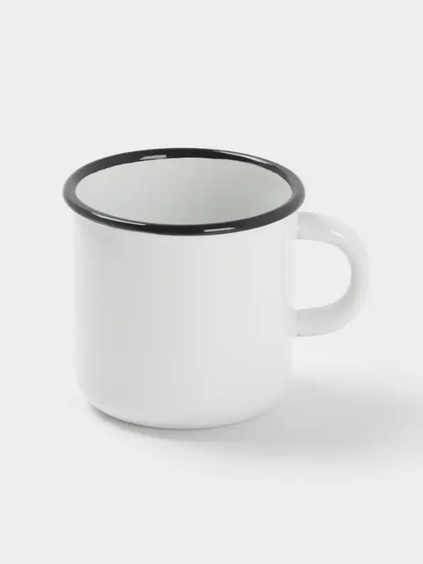 Кружка  0,25 л белая (без декора)