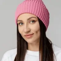 Шапка Yong, розовая