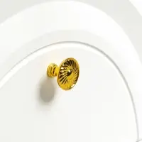 Ручка кнопка CAPPIO RK004, d=30 мм, золото, набор 10 шт.