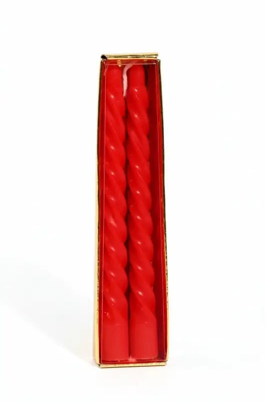 Свечи витые ароматические 1.5&times;15 см, 2 шт., роза