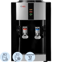 Кулер для воды AEL TD-AEL-47 black/silver настольный,   электронное охл