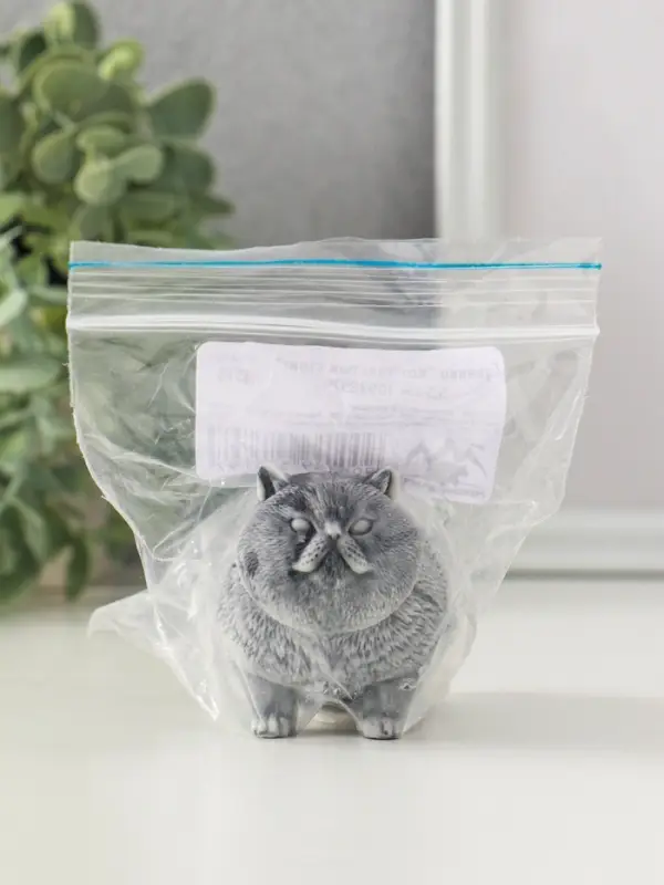 Сувенир "Кот толстый стоит" 5,5 см