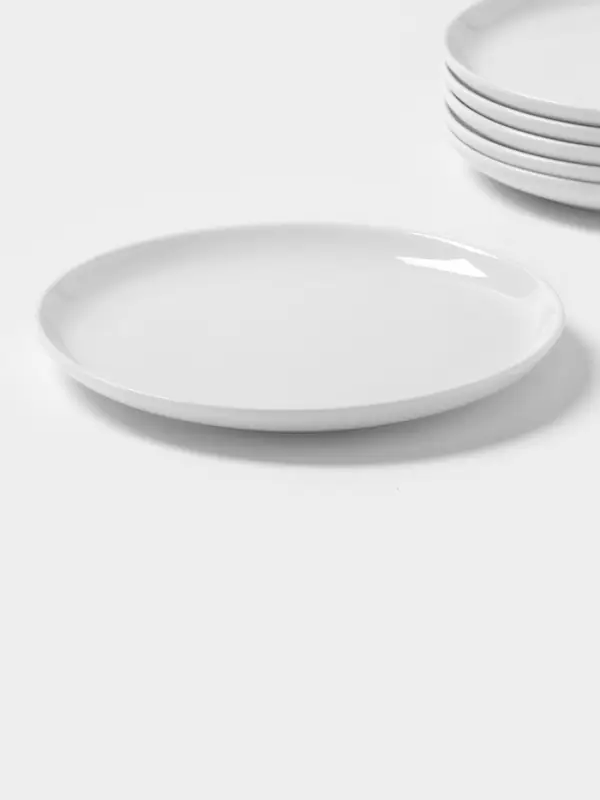 Десертные тарелки Magistro Mien, d=16.5 см, набор 6 шт., фарфор, белые