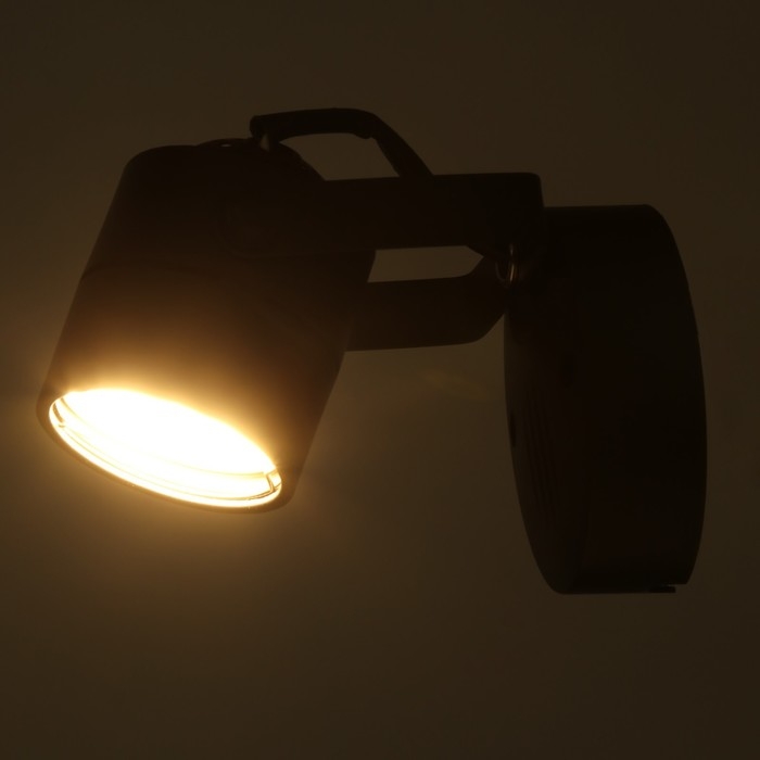 Спот Спот "Яркий луч" 1х3Вт GU10 черный 8х5х13см