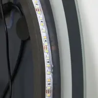 Зеркало интерьерное настенное, с подсветкой, с сенсорной кнопкой, 50&times;50 см