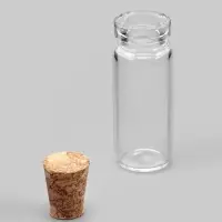 Баночки для хранения бисера, d=1.2&times;3 см, 10 шт.
