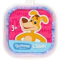 Слайм "Простоквашино", розовый, 60 г. Slime HERO SLM335