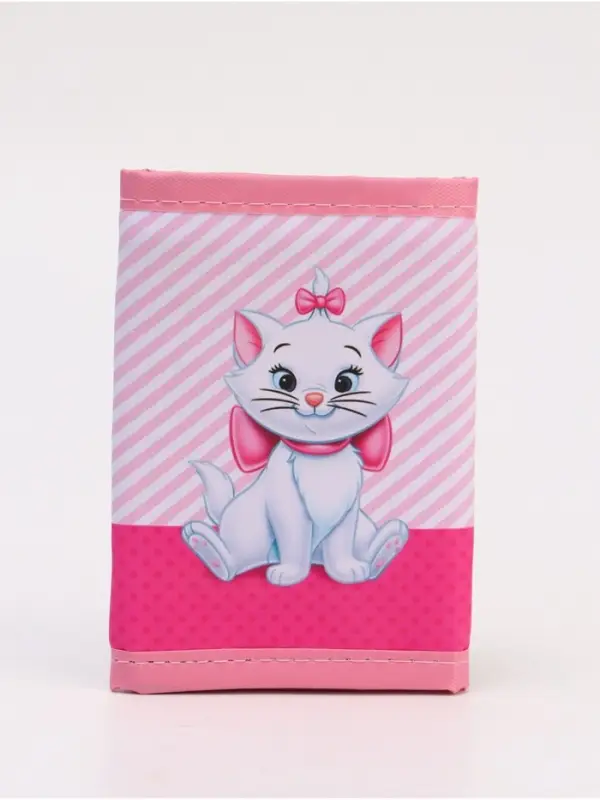 Кошелек детский на липучке, Коты аристократы