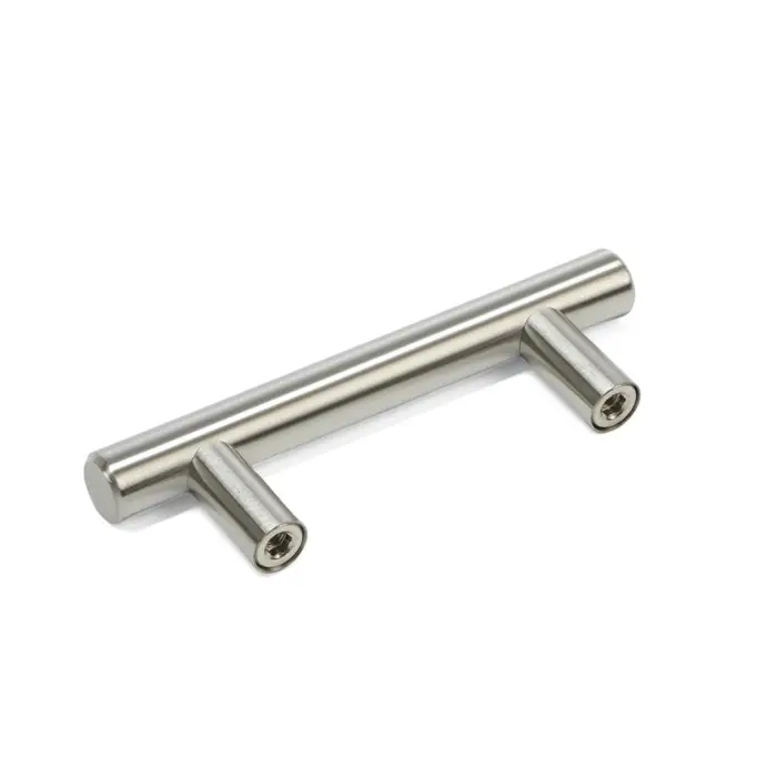 Ручка рейлинг ТУНДРА, нерж. сталь, d=12 мм, м/о 64 мм, цвет никель, фасовка 50
