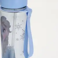 Бутылка пластиковая с трубочкой &laquo;Снежная принцесса&raquo;, 800 мл