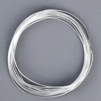 Проволока алюминиевая для поделок и декорирования, 5 м, d=1 мм, серебристая