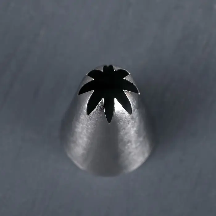 Насадка кондитерская «Закрытая звезда», d=3 см, выход 1 см, нержавеющая сталь