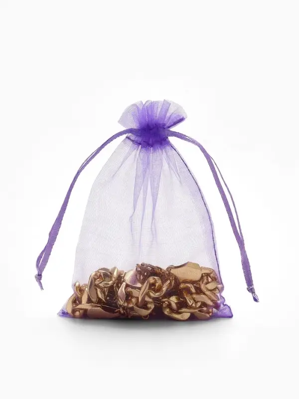 Набор мешочков подарочных 100шт., 9&times;12, цвет фиолетовый (7585523)