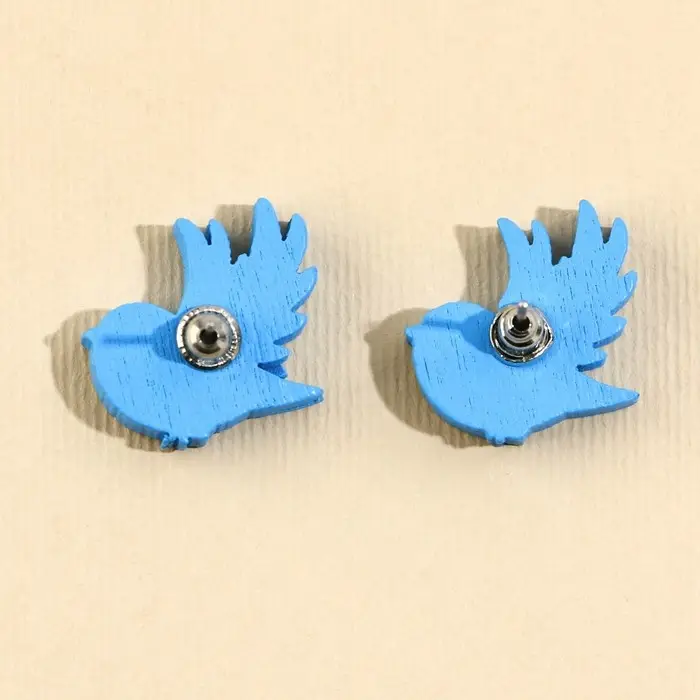 Серьги детские «Птички», гвоздики Серьги детские «Птички», гвоздики