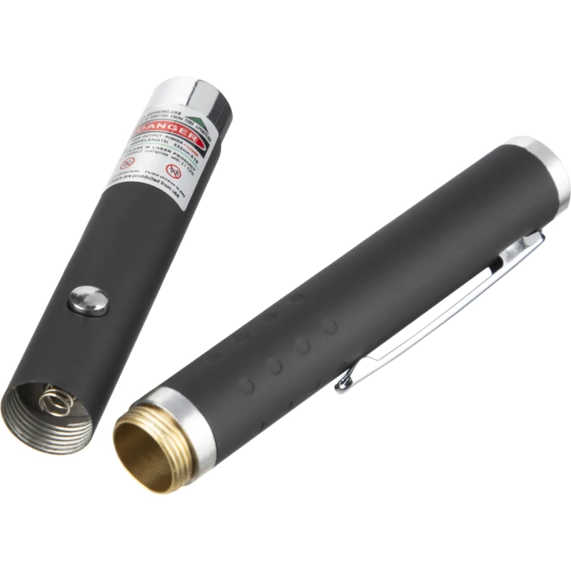 Указка лазерная радиус1000м,зелен луч,532нм,15х1,5см 5926379