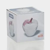 Сахарница &laquo;Яблоко&raquo;, 300 мл, 10&times;11 см, стекло