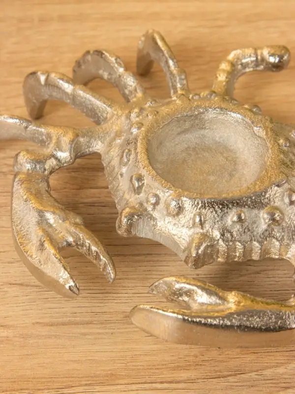 Подсвечник «Крабик», 19×13×3.5 см, алюминий Подсвечник «Крабик», 19×13×3.5 см, алюминий