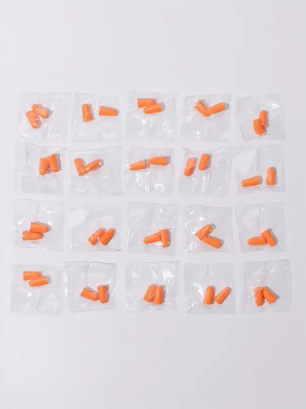 Беруши, 2.5&times;1 см, набор - 20 пар