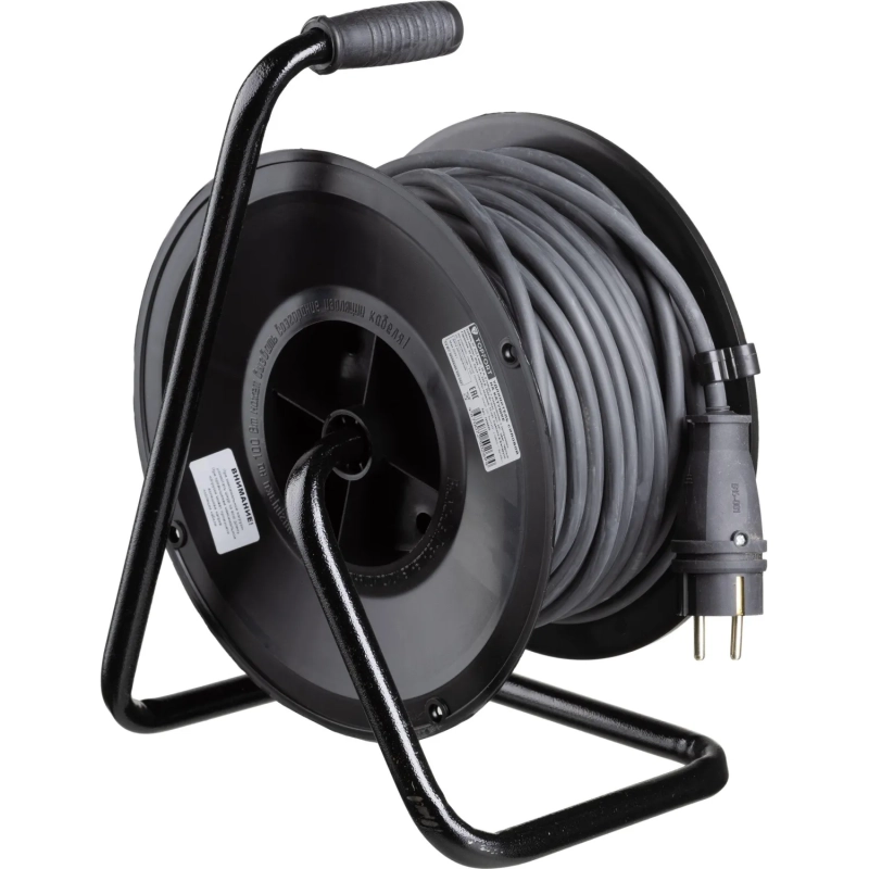 Удлинитель Topfort пласт. КГ 3x2,5 кв.мм 30м 16А 4 гнезда с/з.,с/загл.,IP44