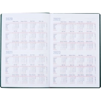 Ежедневник недатированный зелёный,А5,143х210мм,176л,ATTACHE Сиам