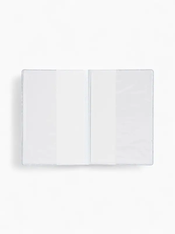 Обложка для паспорта, искусственная кожа, тиснение, синяя