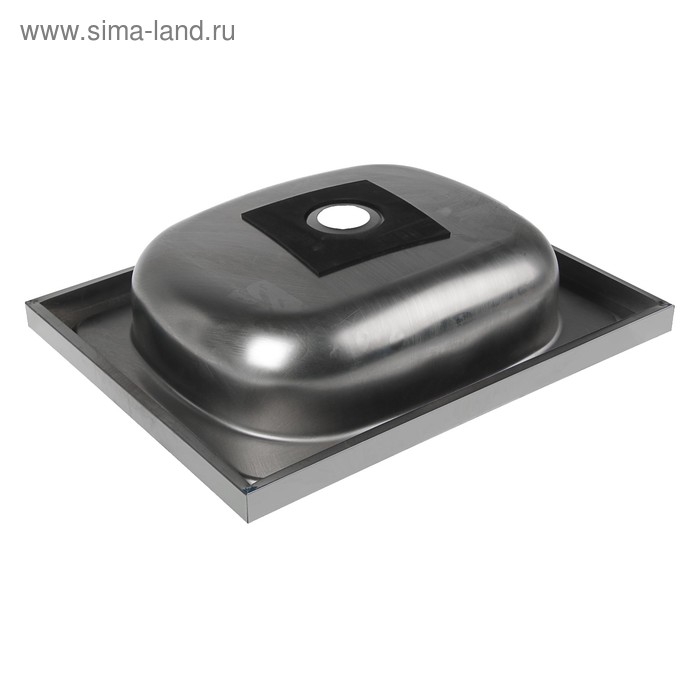 Мойка кухонная  Мойка кухонная "Владикс", накладная, без сифона, 50х40 см, нержавеющая сталь 0.4 мм