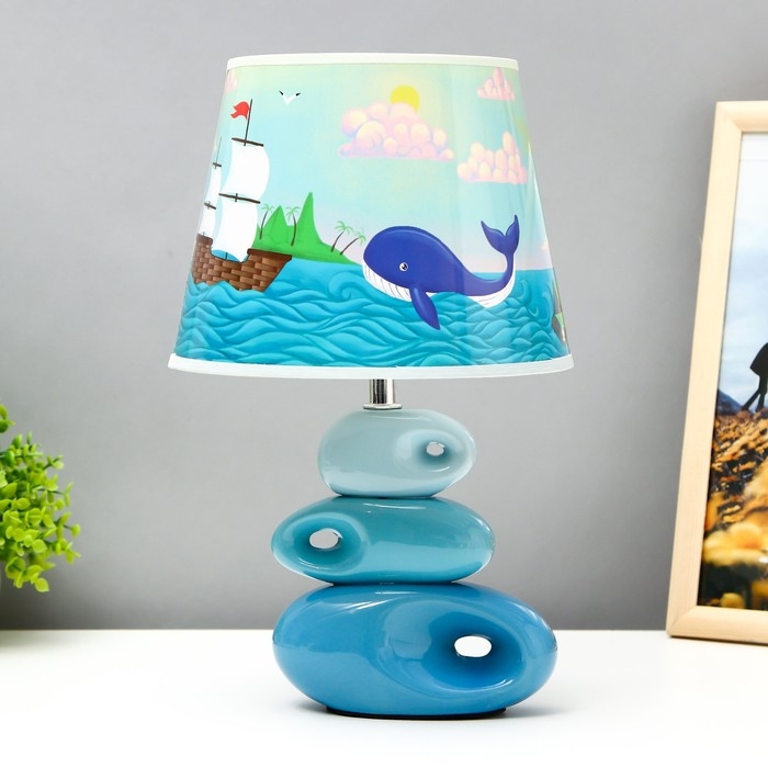 Настольная лампа  Настольная лампа "Корабли" Е14 40Вт 25х25х38 см RISALUX