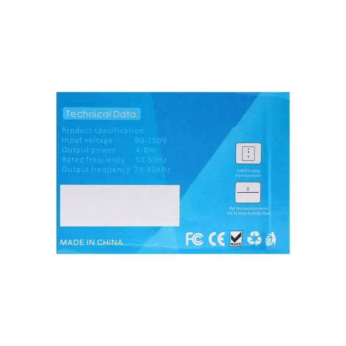 Отпугиватель насекомых и грызунов LRI-53, ультразвуковой, от сети, белый Отпугиватель насекомых и грызунов LRI-53, ультразвуковой, от сети, белый