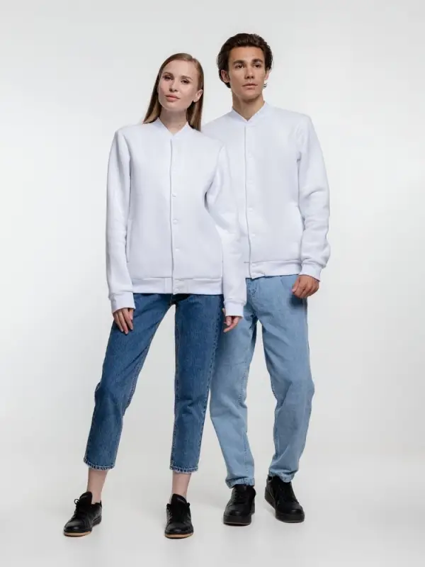 Бомбер Graduate, белый, размер S