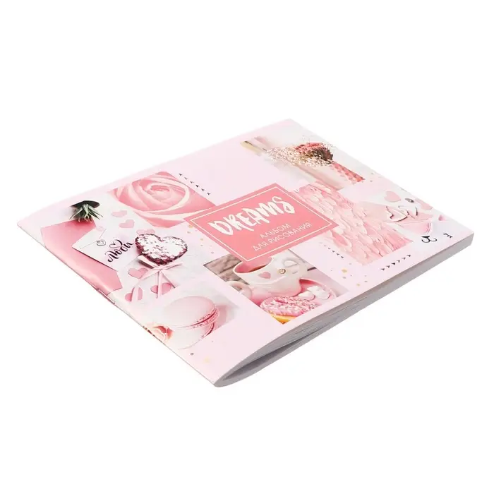 Альбом для рисования Calligrata &laquo;Коллаж&raquo; А5, 40 листов на скрепке, обложка мелованный картон, блок 100 г/м&sup2;