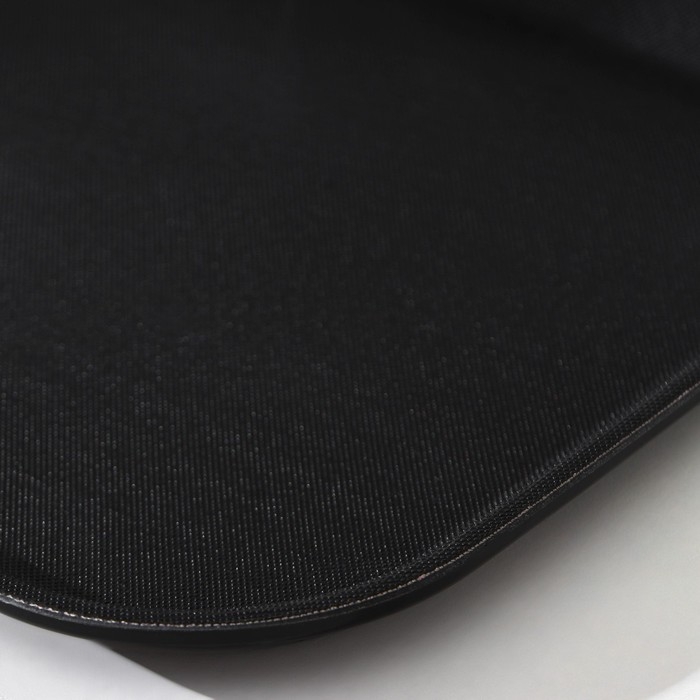 Поднос прорезиненный, 35×25 см, цвет чёрный Поднос прорезиненный, 35×25 см, цвет чёрный