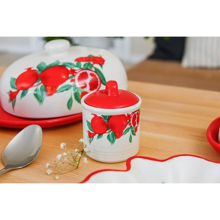 Сахарница Доляна «Гранат», 150 мл, d=7 см Сахарница Доляна «Гранат», 150 мл, d=7 см