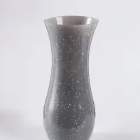 Ваза &laquo;Крапле&raquo;, h=26 см, стекло, серая