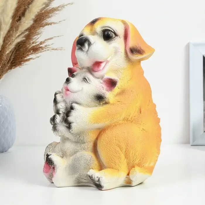 Копилка для денег &laquo;Собака с кошкой&raquo;, гипс, 25&times;17&times;20 см
