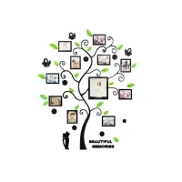 Наклейка интерьерная с фоторамками TAKE IT EASY, декор настенный, панно на стену 190&times;156 см