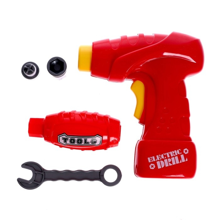 Конструктор в чемодане «Объёмная мозаика», с электрическим шуруповертом, 40 моделей, 200 деталей Конструктор в чемодане «Объёмная мозаика», с электрическим шуруповертом, 40 моделей, 200 деталей