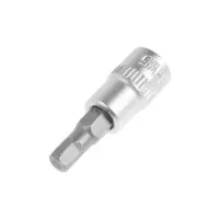 Головка с битой ТУНДРА, CrV, под квадрат 1/4", H5