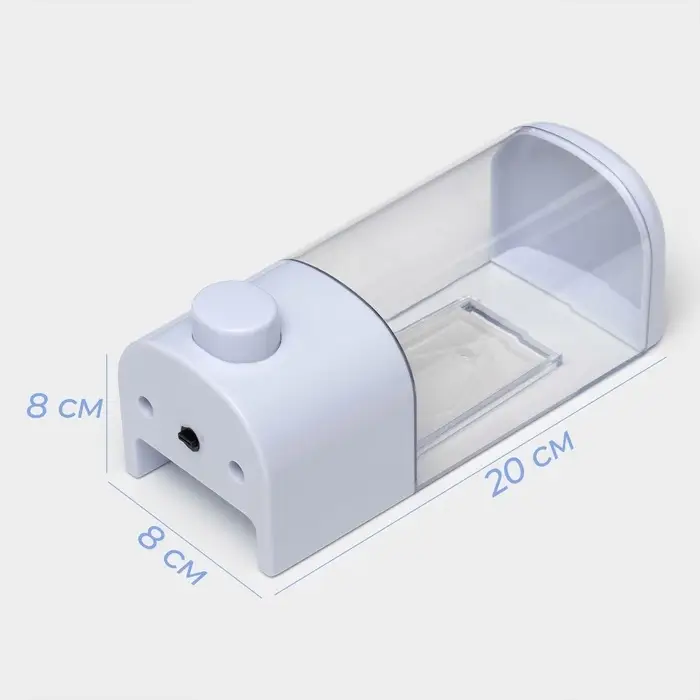 Диспенсер для жидкого мыла SAVANNA, механический, 500 мл, белый