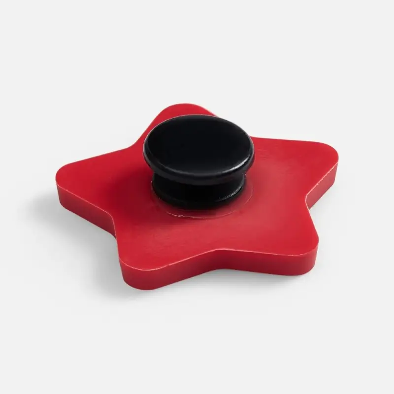 Джибитс из ПВХ &laquo;Звезда&raquo;, красный