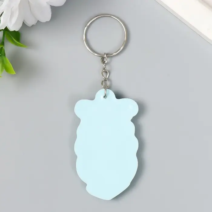 Брелок резина Брелок резина "Совушка в шапке с ушками, с подарком" 6х3,5 см