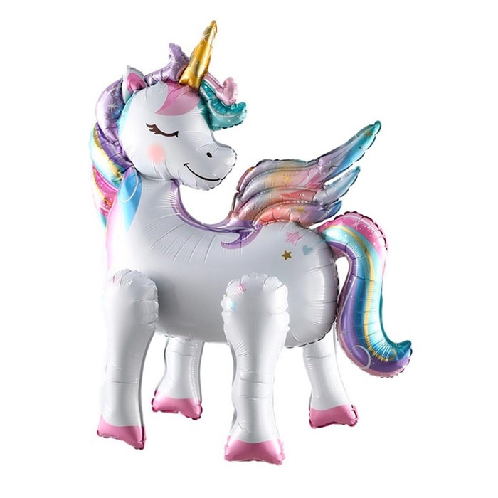 Шар фольгированный 25" &laquo;Единорог&raquo;, под воздух