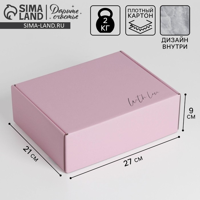 Коробка подарочная двухсторонняя складная, упаковка, «Мрамор», 27 х 21 х 9 см Коробка подарочная двухсторонняя складная, упаковка, «Мрамор», 27 х 21 х 9 см