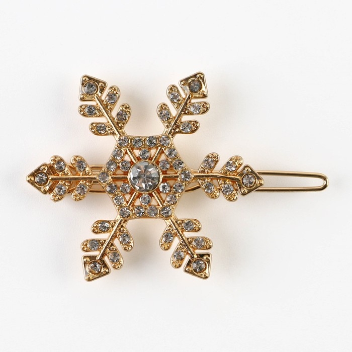 Заколка для волос новогодняя «Верь в мечту», на Новый год, снежинка, 55 х 35 см Заколка для волос новогодняя «Верь в мечту», на Новый год, снежинка, 55 х 35 см